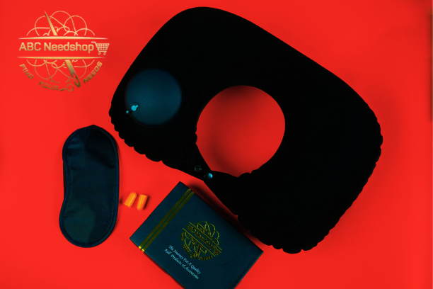 U-Shape Travel Pillow Black Colour